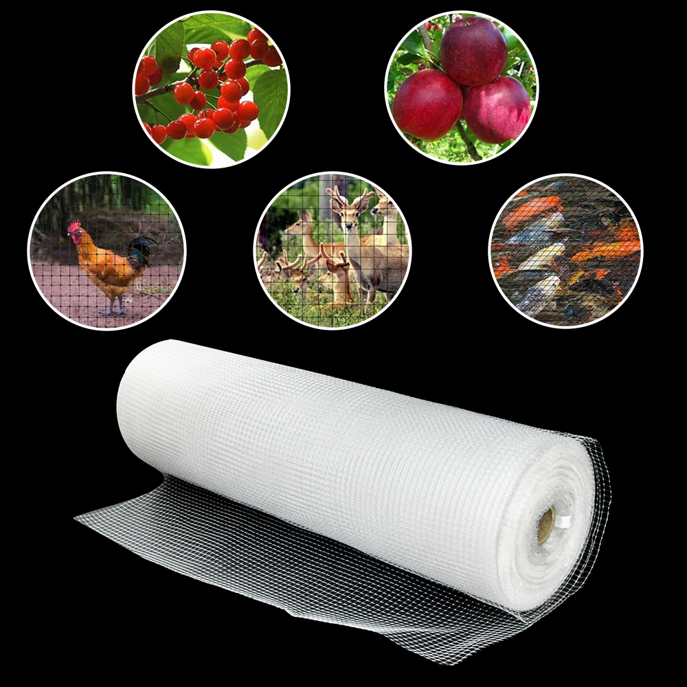 Garduri de plastic întinse plasă întinsă UV tratat PP