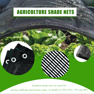 50% 60% 70% Plasă de umbră neagră rezistentă la UV pentru agricultură