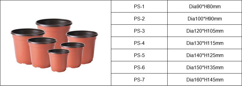 jardiniere de ghivece din plastic pentru copaci