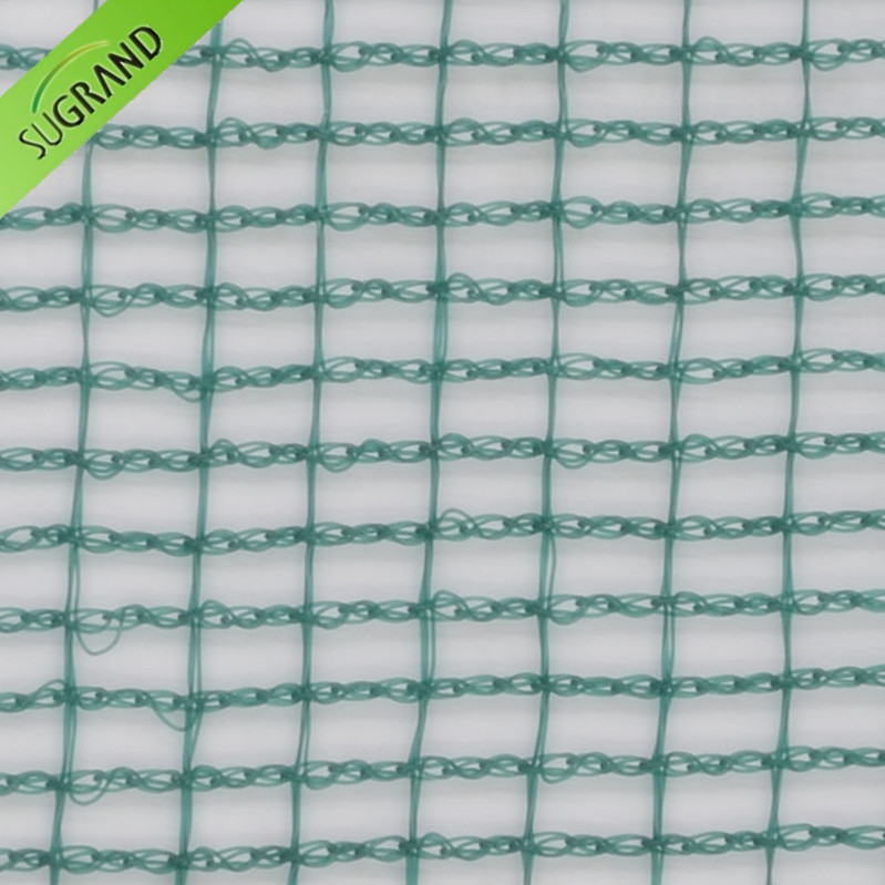 Plasă de măsline pătrată verde închis de 95 GSM/ plasă de prindere