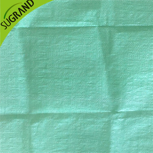 Alb și verde 90gsm acoperire la sol pentru grădini