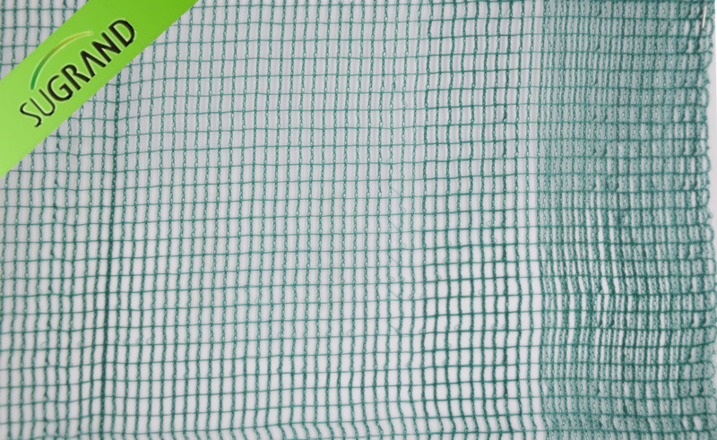 Plasă de măsline pătrată verde închis de 95 GSM/ plasă de prindere