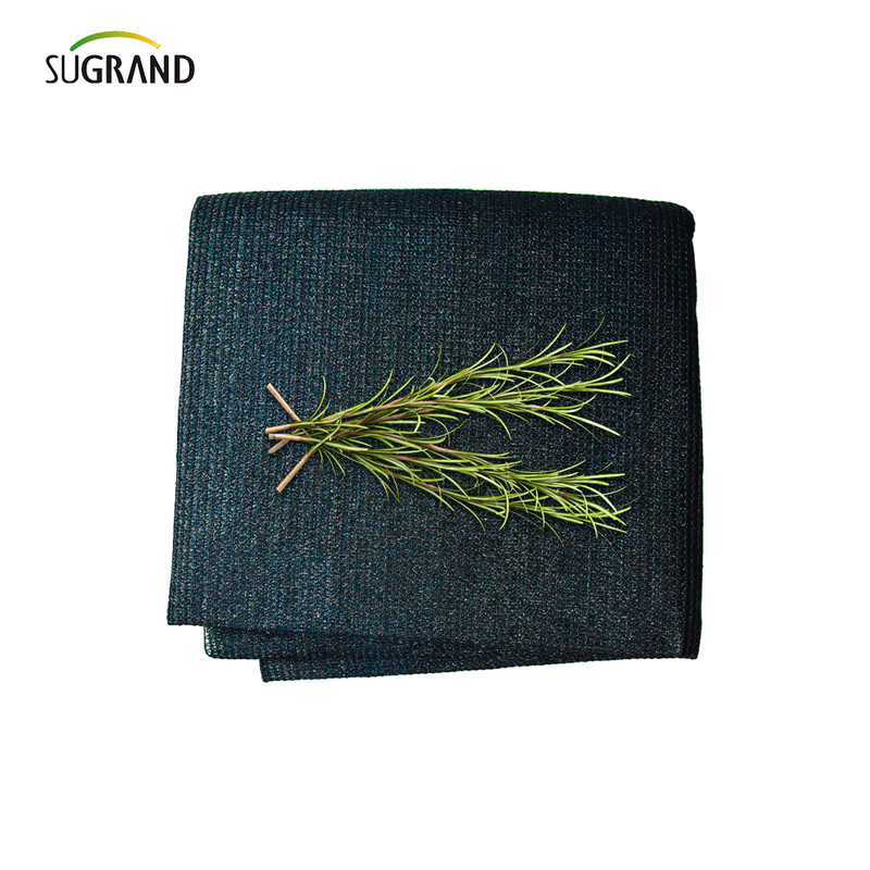 160 gsm net de nuanță mono neagră de culoare verde închis