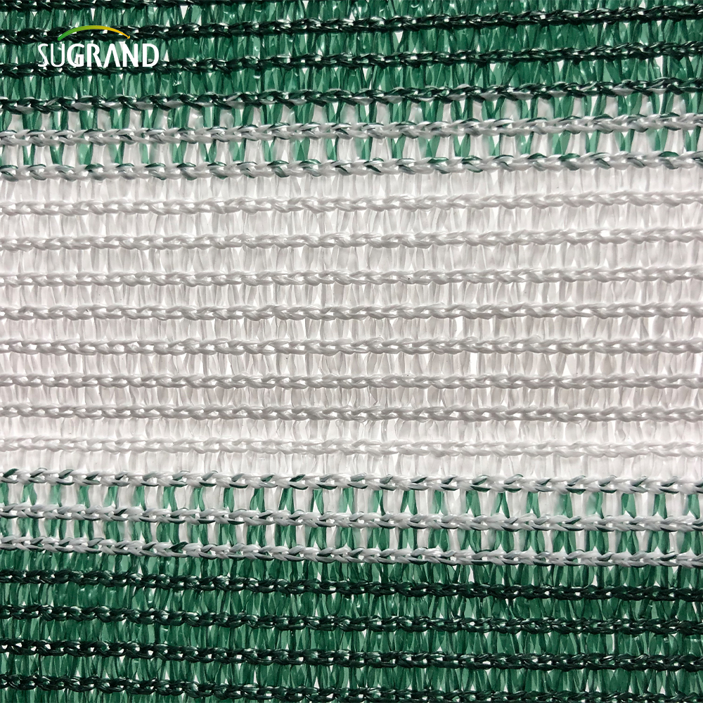 Balconul din plastic plat de înaltă calitate, de înaltă calitate, plastic cu sârmă plană maro și alb, în ​​două culori, rezistent la vânt