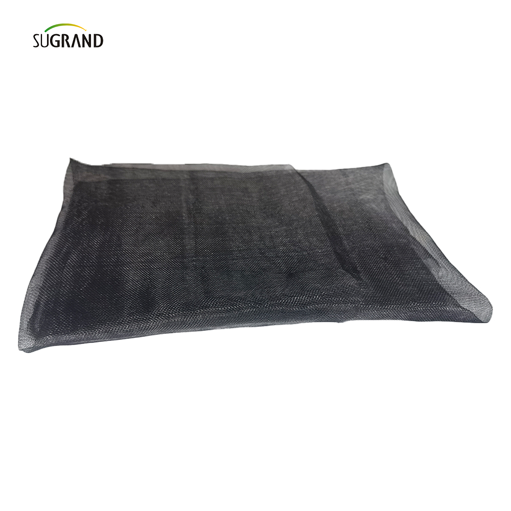 HDPE+UV ecran negru din plastic de plasă de plasă a insectelor Rolls Net pentru seră
