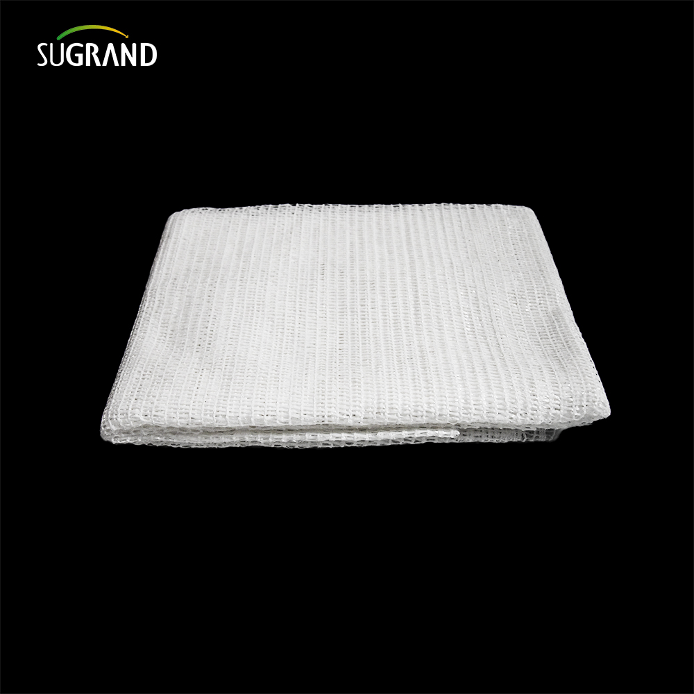 Plasă pentru moloz pentru schele pentru protecția clădirilor HDPE și UV alb