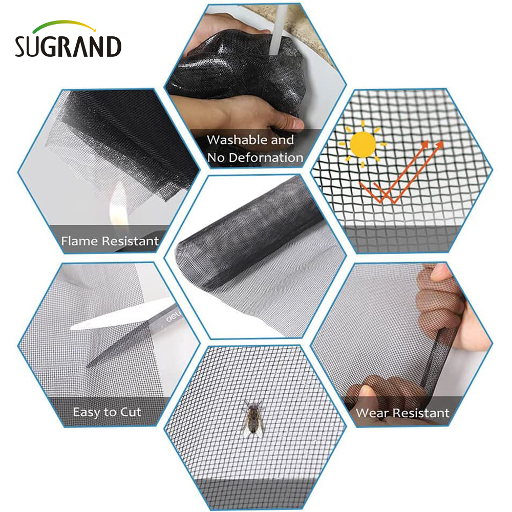 Net de țânțari din fibră de sticlă pentru ecranul insectelor din fibră de sticlă Windows