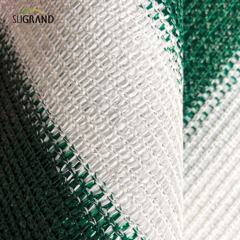 Balconul din plastic plat de înaltă calitate, de înaltă calitate, plastic cu sârmă plană maro și alb, în ​​două culori, rezistent la vânt