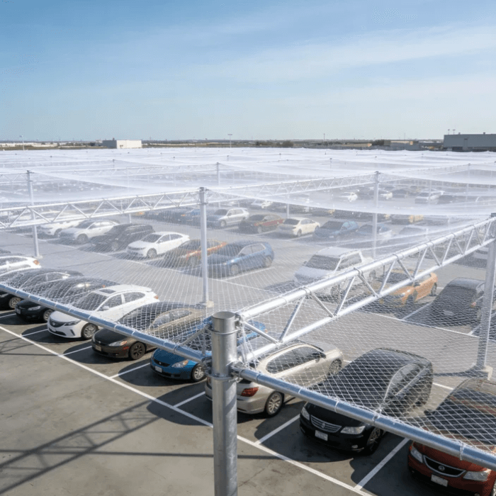 Cum să folosiți plasele de grindină pentru a proteja mașinile?