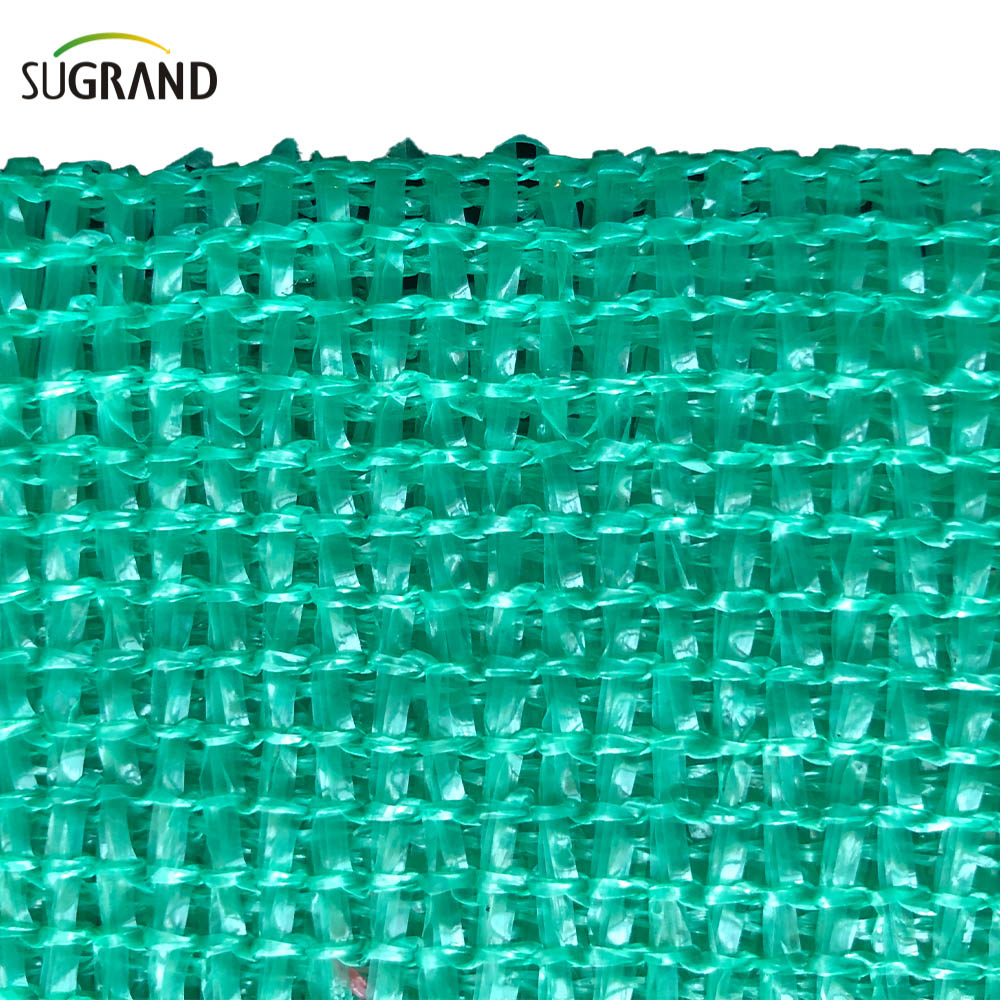 Oferta fierbinte 100% HDPE virgin cu șase ace, bandă mono, plasă de umbră verde