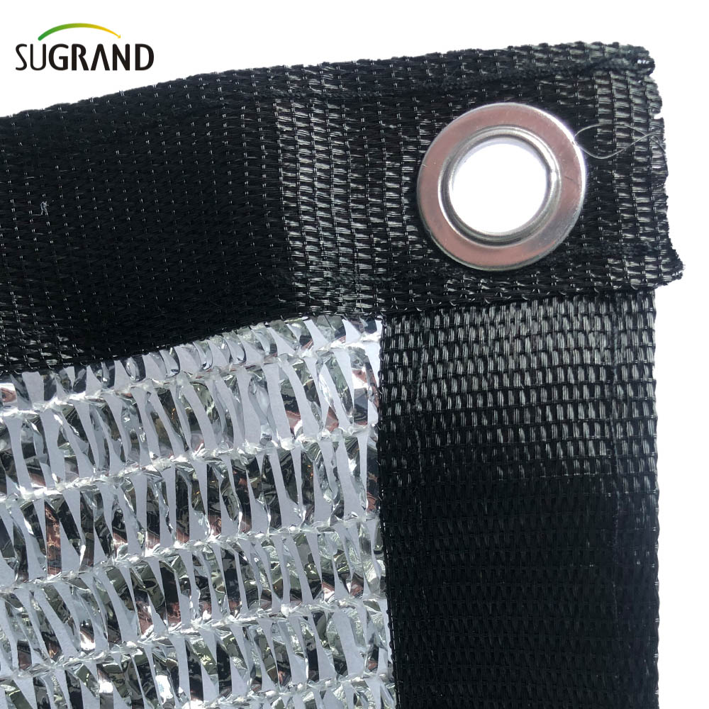 HDPE Shading Silver Aluminum Foil Shade Net pentru plantarea cu flori