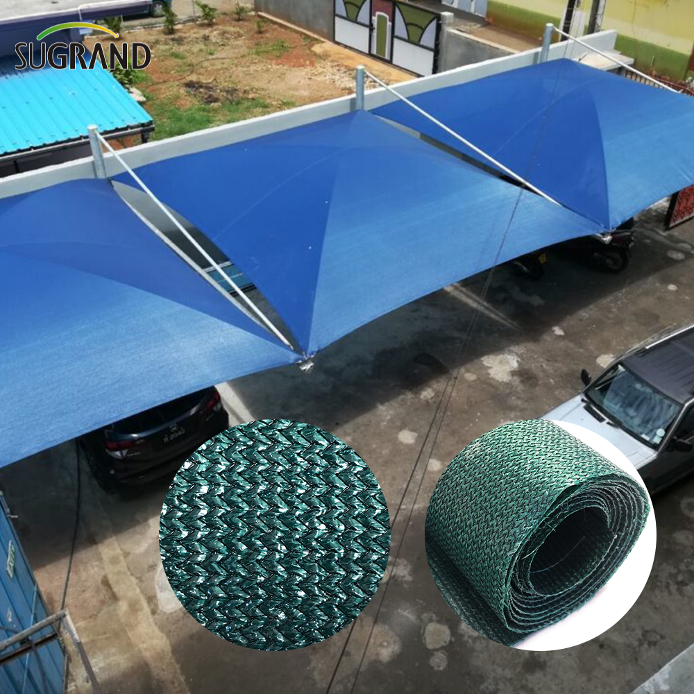 Patio 320gsm bej net de umbră impermeabilă cu film
