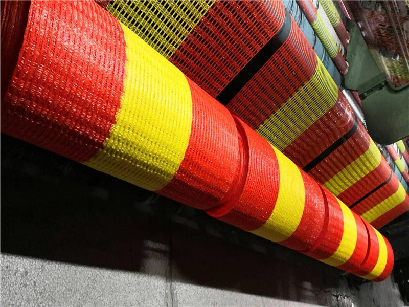 60gsm plasă de avertizare galbenă și portocalie