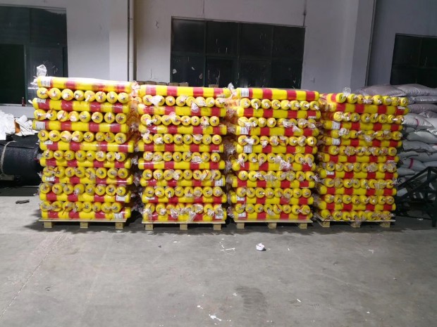 60gsm plasă de avertizare galbenă și portocalie