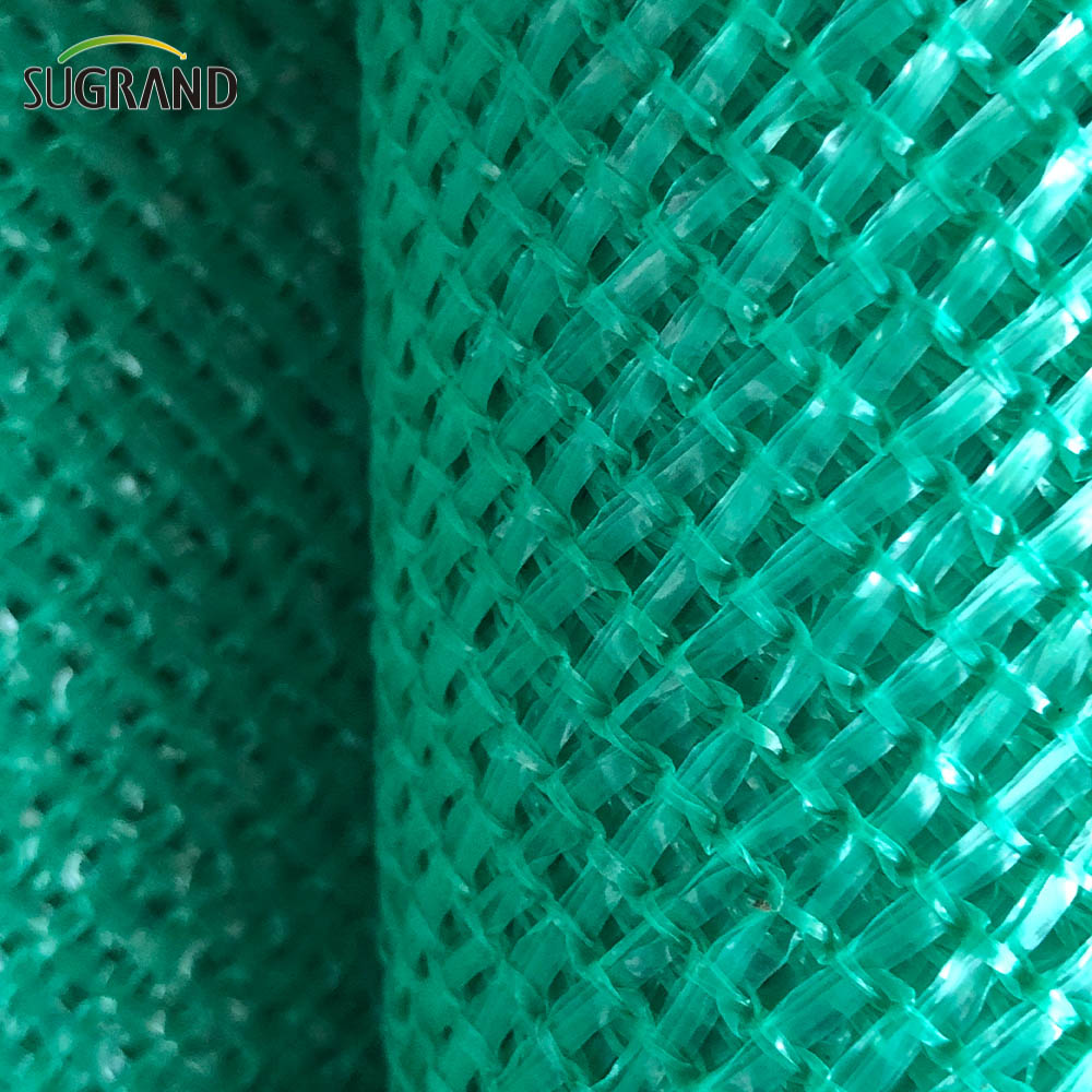 Oferta fierbinte 100% HDPE virgin cu șase ace, bandă mono, plasă de umbră verde