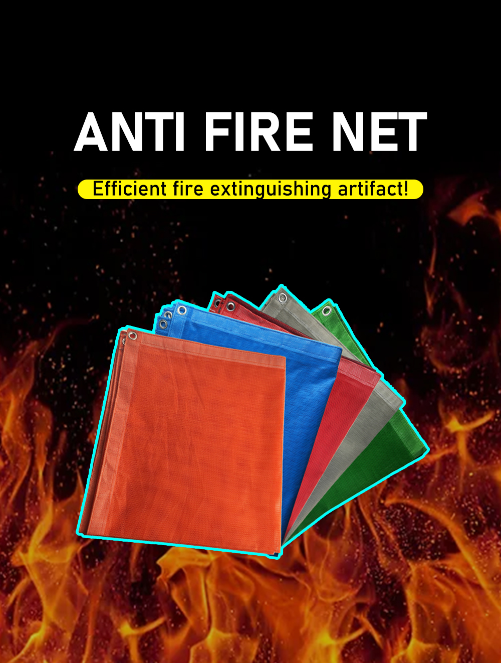Plasă ignifugă împotriva prafului