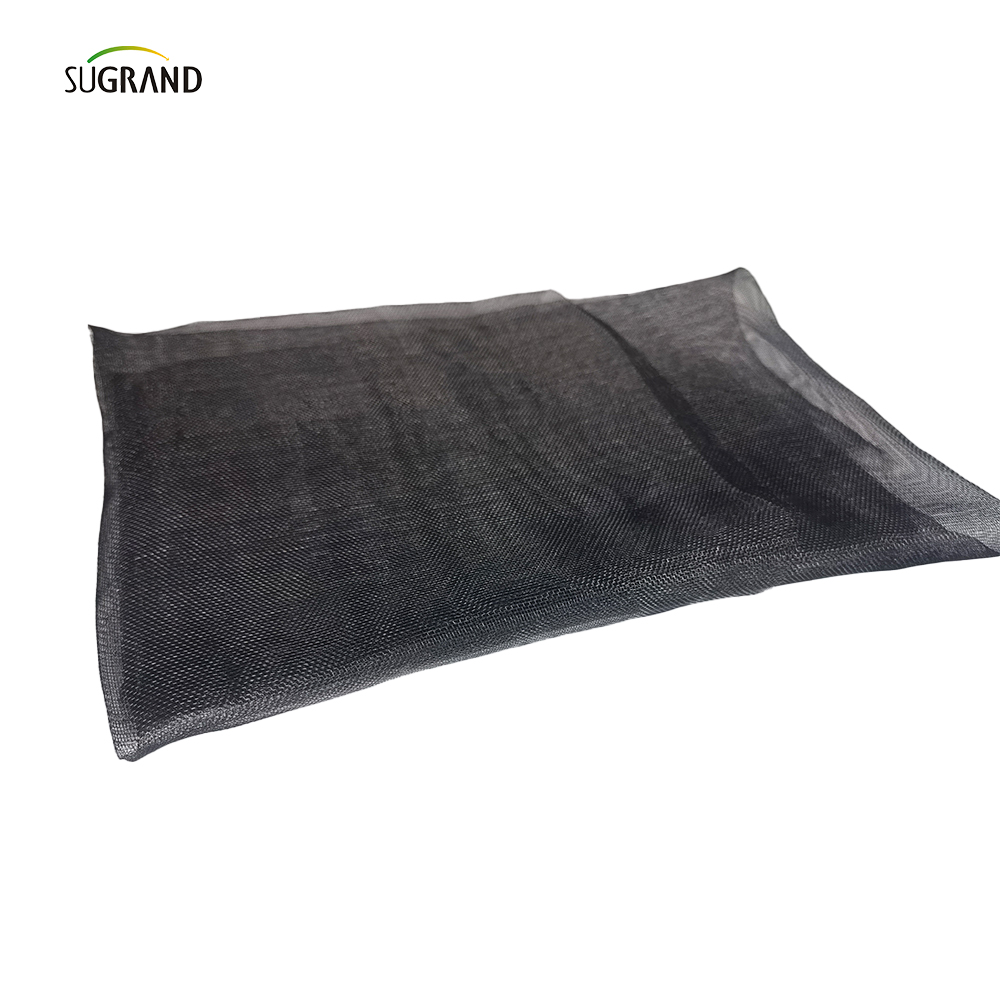 HDPE+UV ecran negru din plastic de plasă de plasă a insectelor Rolls Net pentru seră