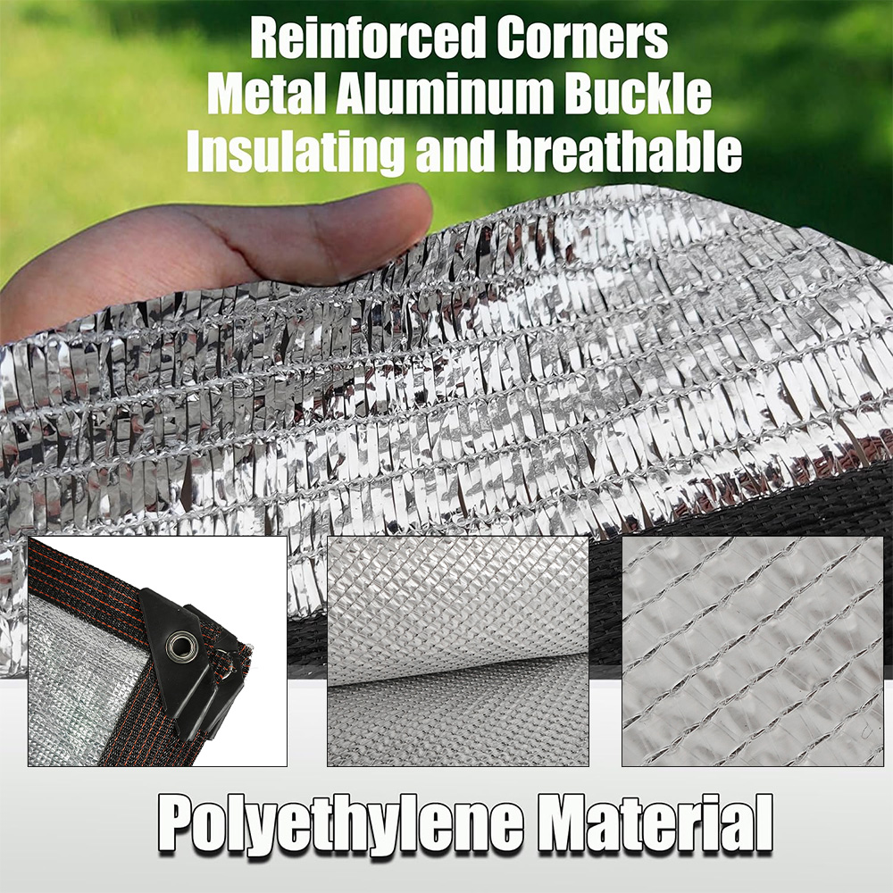 Soare alb în aer liber reflectorizant din aluminiu folie de nuanță