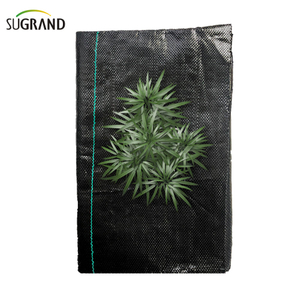100% PP Black Ground Cover/țesătură barieră împotriva buruienilor