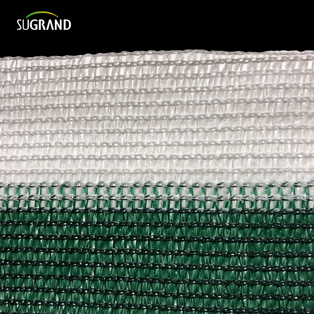 Balconul din plastic plat de înaltă calitate, de înaltă calitate, plastic cu sârmă plană maro și alb, în ​​două culori, rezistent la vânt