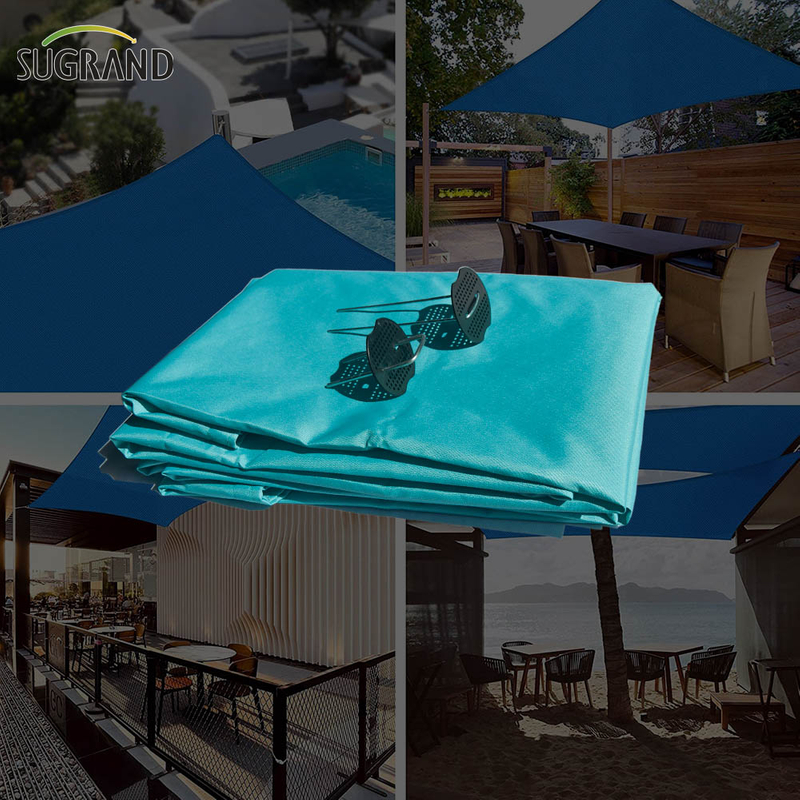 100% Virgin HDPE anti -uv verde umbră de soare verde navigați în aer liber 